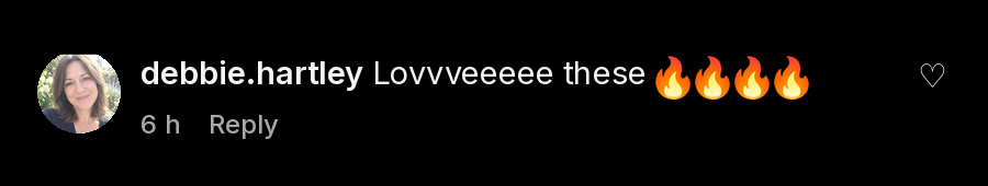 Comment from our Instagram