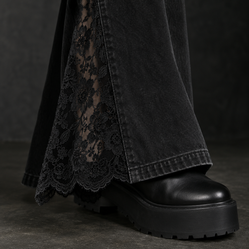 Nocturne Lace Flare Jeans