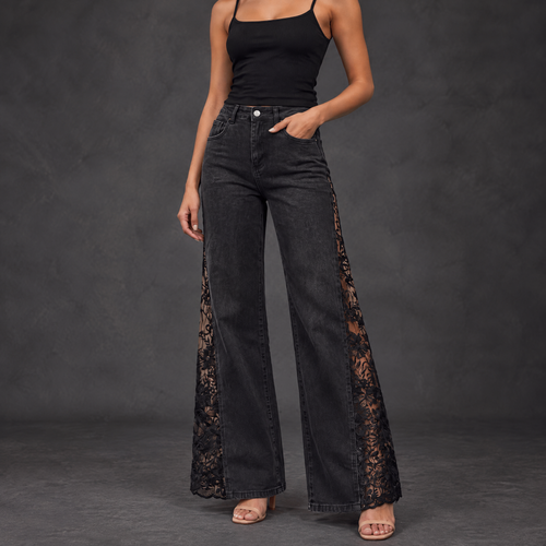 Nocturne Lace Flare Jeans